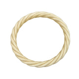 Vintage Ivory Twist Bracelet 7mm