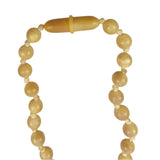 Antique Graduated Ivory Bead Necklace Long