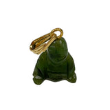 Green Jade Buddha Charm