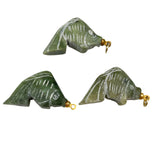 Jade fish charms pendants