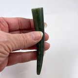 Large Green Jade Tusk Horns - Lucky Amulets