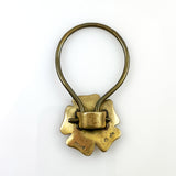 Jeep Collins Brass Flower Key Ring