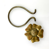 Jeep Collins Brass Flower Key Ring