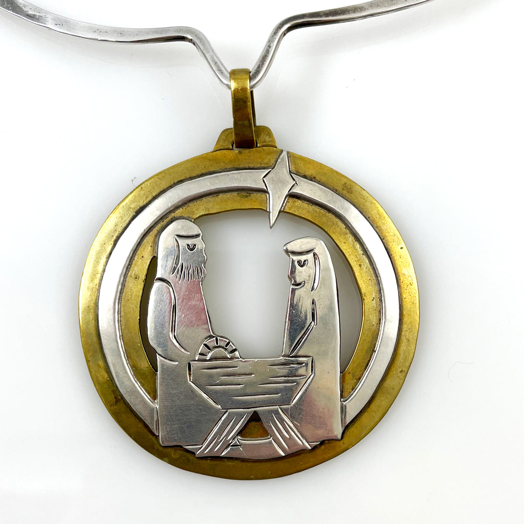 Jeep Collins Nativity Pendant Necklace