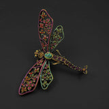 Jay Strongwater Rhinestone Dragonfly Pin Large