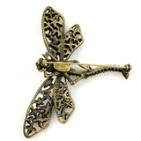 Jay Strongwater Rhinestone Dragonfly Pin 