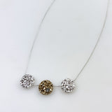Kenneth Cole Silver & Gold Necklace Vintage