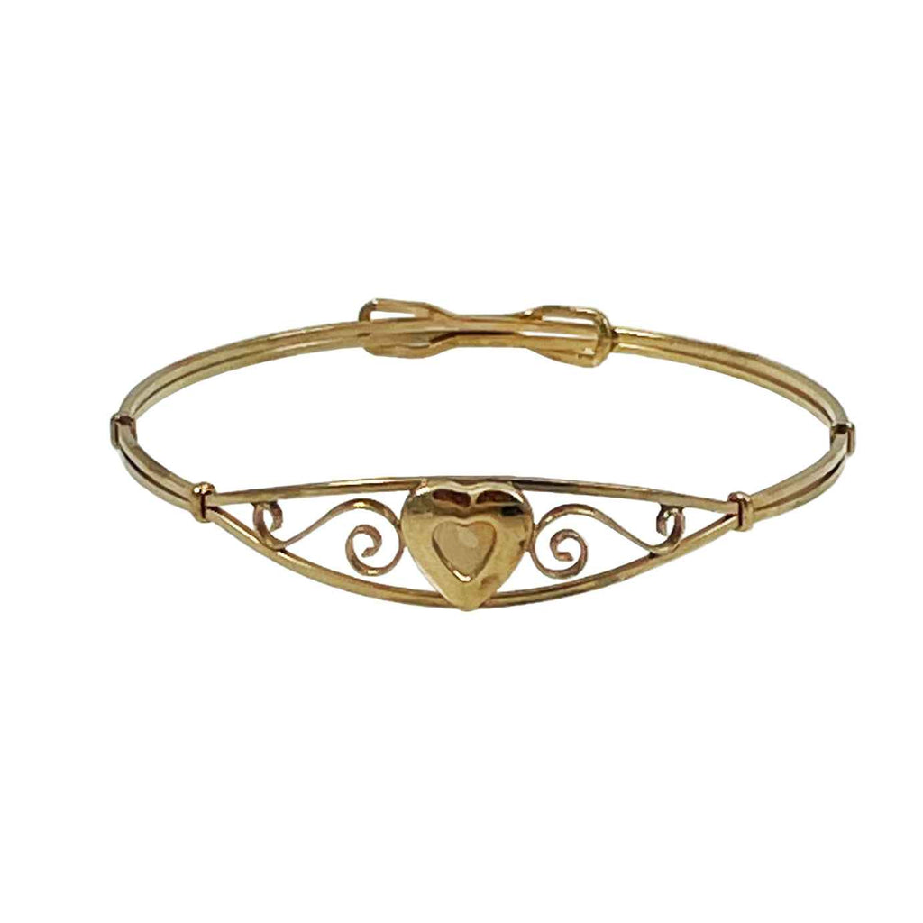 Gold Filled Heart Child's Bracelet by Kiddie Kraft