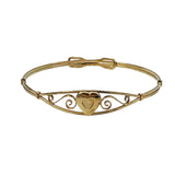 Gold Filled Heart Child's Bracelet by Kiddie Kraft