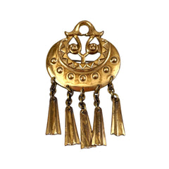 Kalevala Koru Moon Goddess Bronze Brooch