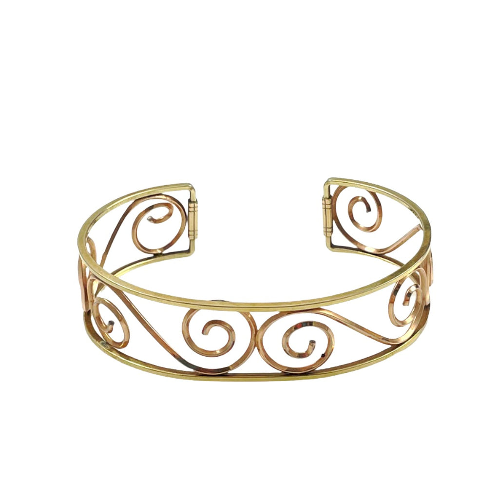 Krementz Yellow & Rose Gold Bracelet Vintage