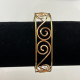 Krementz Yellow & Rose Gold Bracelet VintageKrementz Yellow & Rose Gold Bracelet Vintage