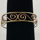 Krementz Yellow & Rose Gold Bracelet Vintage