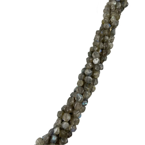 Labradorite 6mm Coin Beads Gemstone