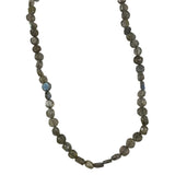 Labradorite 6mm Coin Beads Gemstone