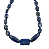Lapis Lazuli Beaded Gemstone Necklace