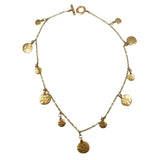 Ralph Lauren Gold Disk Necklace Chain
