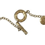 Ralph Lauren Gold Disk Necklace Chain