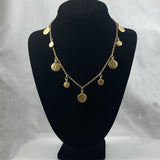 Ralph Lauren Gold Disk Necklace Chain