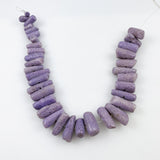 Purple Lavender Coral Beads