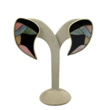 Lee Sands Mosaic Shell Necklace & Earrings Set 