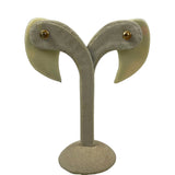 Lee Sands Mosaic Shell Necklace & Earrings Set