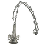 Lysgaard Pewter Modern Necklace Denmark Vintage
