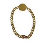 Medical SOS Curb Bracelet Unscrews Gold Plated