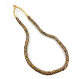 African Trade Bead Egg Yolk Necklace Antique