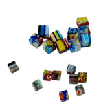 Colorful Millefiori Cube Beads Lamp Work