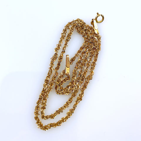 14K Gold Singapore Chain Necklace