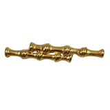 Vintage Monet Gold Bamboo Bar Brooch 