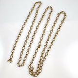 Monet Gold Link Chain Necklace Vintage