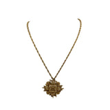Monet Gold Pendant Chain Necklace