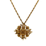 Monet Gold Pendant Chain Necklace