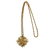 Monet Gold Pendant Chain Necklace