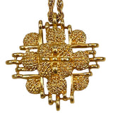 Monet Gold Pendant Chain Necklace