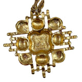 Monet Gold Pendant Chain Necklace