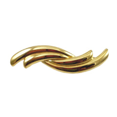 Monet Modern Gold Brooch Vintage