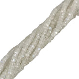 Moonstone Faceted Rondelle Gemstone Beads 5mm