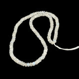 Moonstone Faceted Rondelle Gemstone Beads 5mm