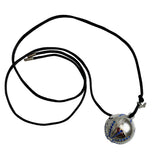 Morrelato Italian Jeweled Crystal Ball Pendant Necklace