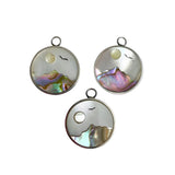 Mother of pearl picture pendants mosaics

