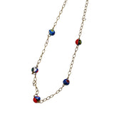 Italian Murano Bead Gold Filled Necklace