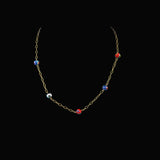 Italian Murano Bead Gold Filled Necklace