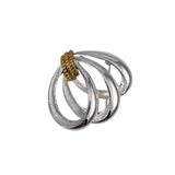 Napier Silver & Gold Brooch Vintage