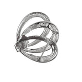 Napier Silver & Gold Brooch Vintage