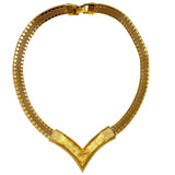 Napier Gold Choker Necklace 