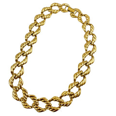 Napier Gold Link Chain Vintage Necklace