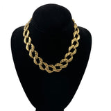 Napier Gold Link Chain Necklace Vintage